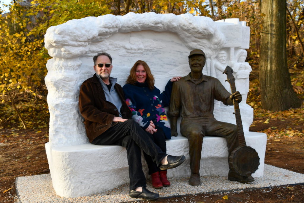 Pete Seeger Statue 2