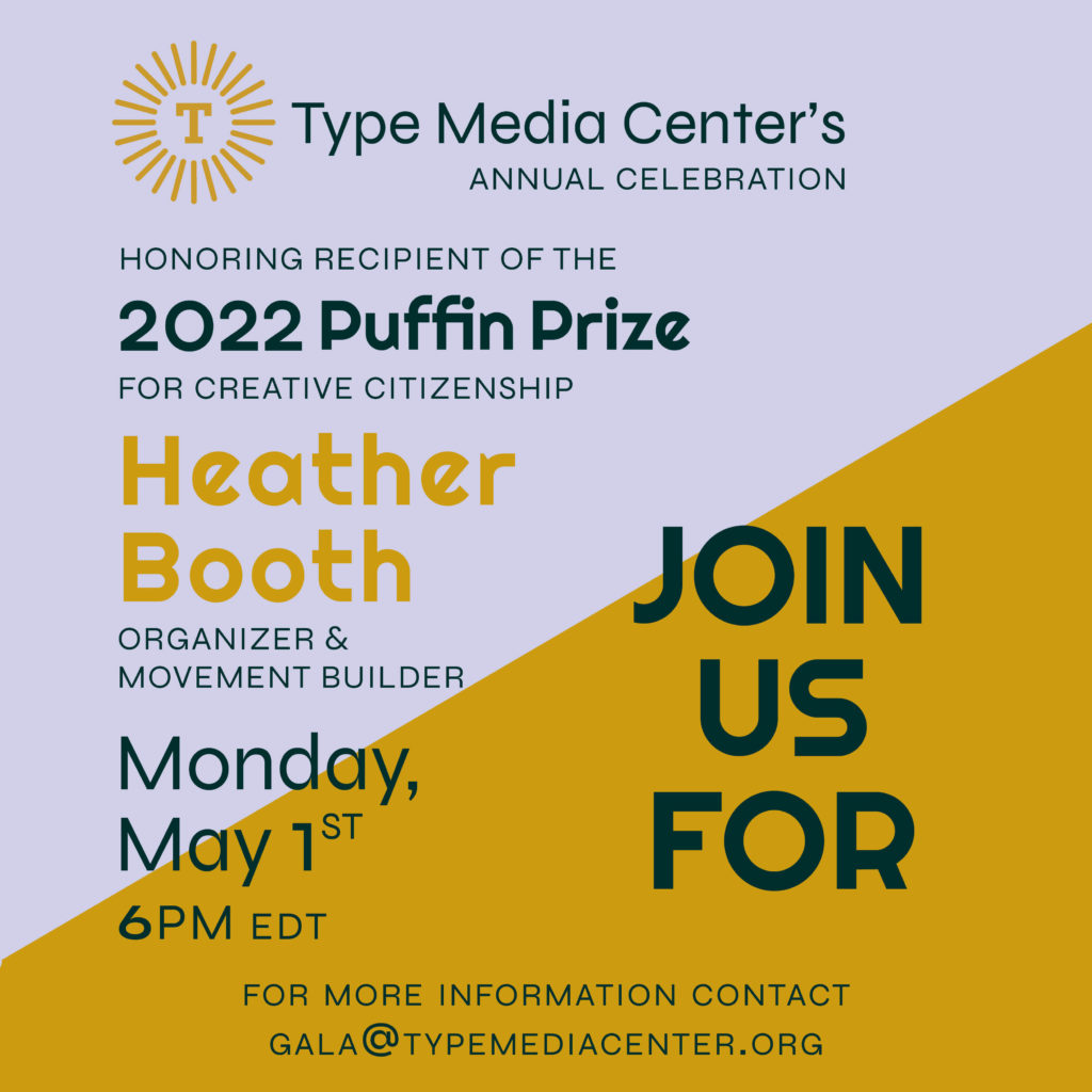 Invitation to May 1st ceremony for the Puffin Prize