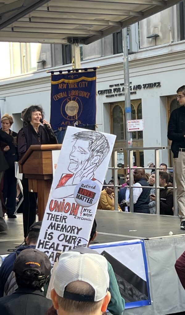 Triangle Fire Coalition Board member and descendant of garment workers in the fire Suzanne Pred Bass