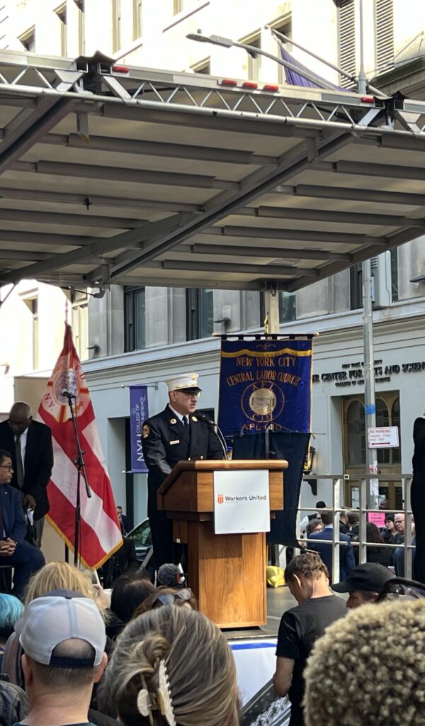 NYFD Executive Inspector Bureau of Fire Prevention Ron Kanterman