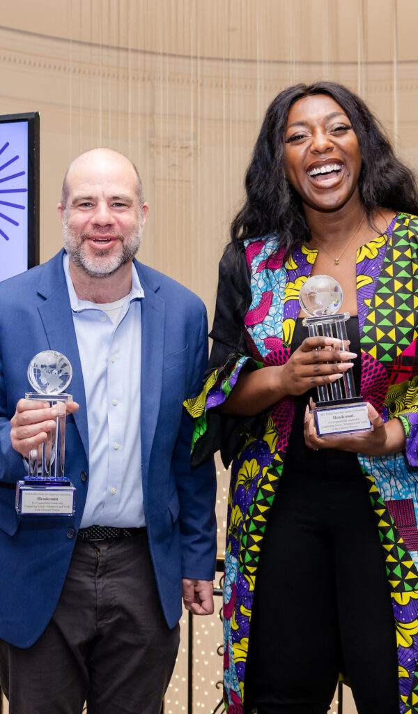 Andy Bernstein and Lucille Wenegieme of Headcount